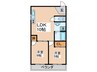 ソレイユやしき 2LDKの間取り