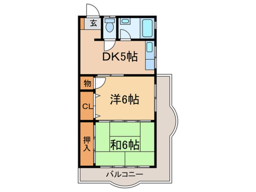 間取図 グリーンヒル清水ヶ丘