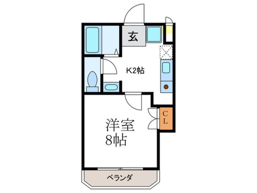 間取図 エルエ－ブハイツ