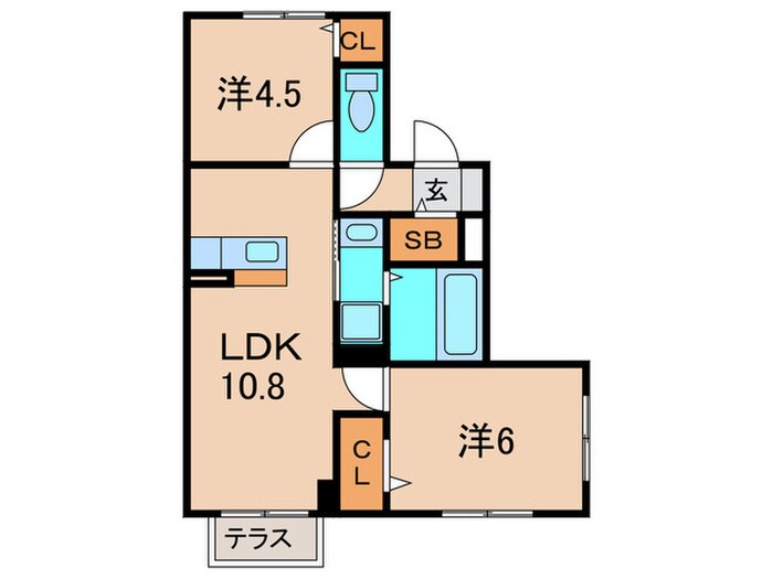 間取り図 ヴィラソレア－ダ中野Ｃ棟