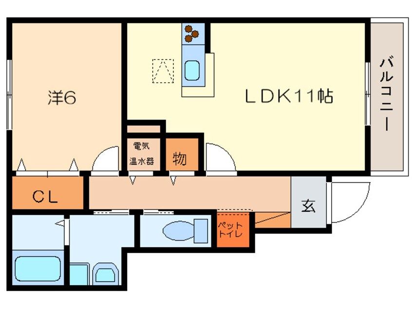 間取図 Ｗｉｓｔｅｒｉａ　Ｃ棟