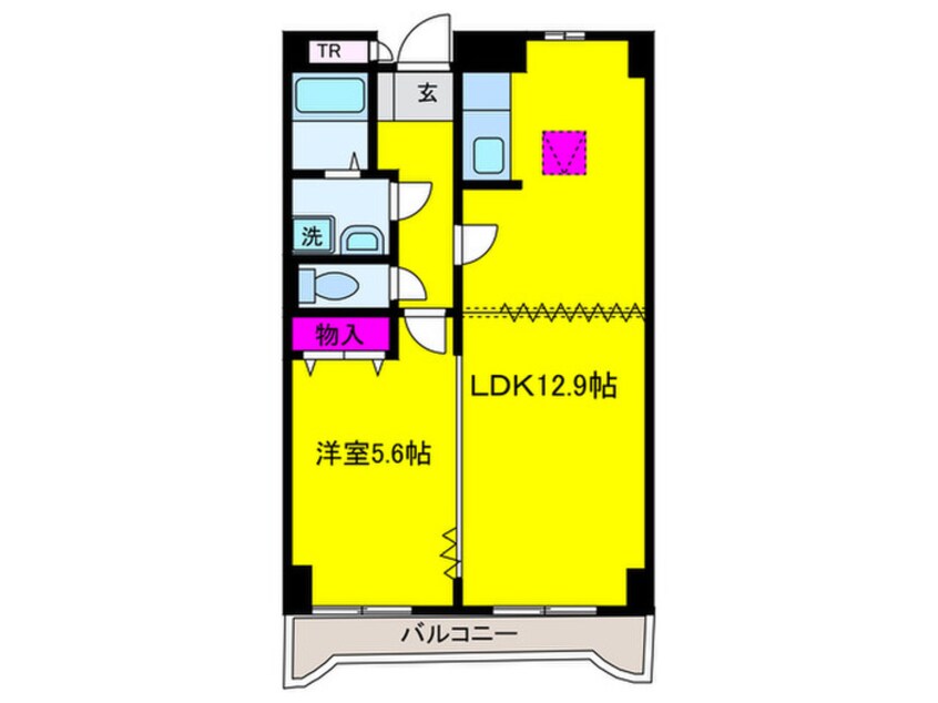 間取図 アルカンシエル