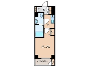 間取図 ﾜｰﾙﾄﾞｱｲ大阪城EASTｱﾄﾞﾊﾞﾝｽ