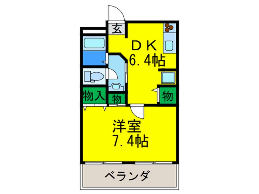 間取図 サンハイツ大領