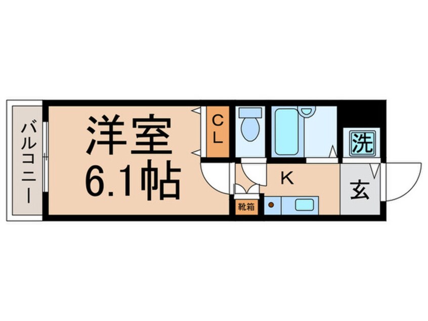 間取図 モントワ烏丸御池