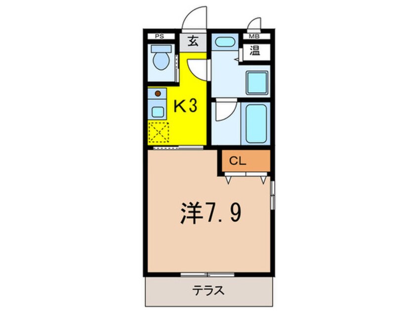 間取図 聚楽荘仁川Ｃ棟