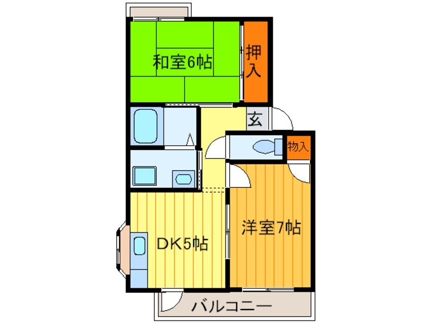 間取図 ウエスタンハイツ