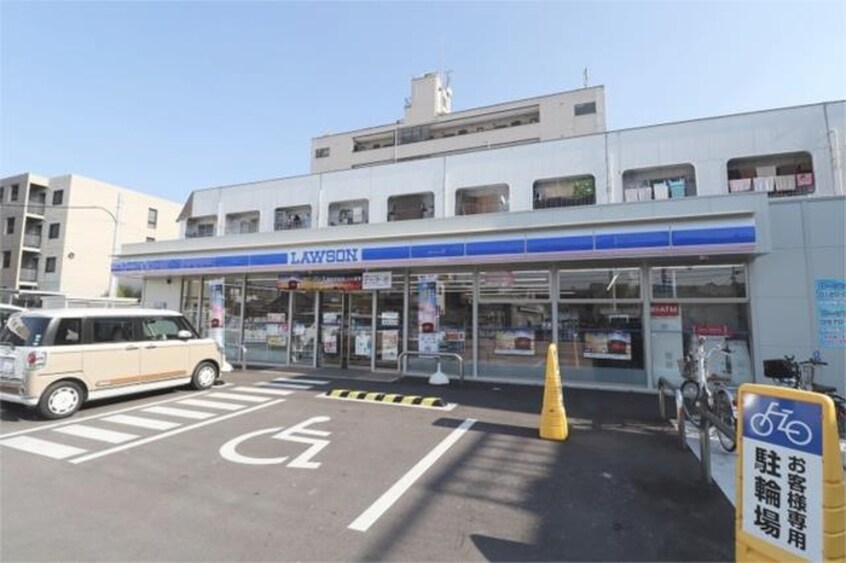 ローソン東大阪寿町3丁目店(コンビニ)まで461m ウエスタンハイツ