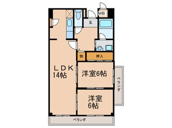 間取図 エクシ－ド小山