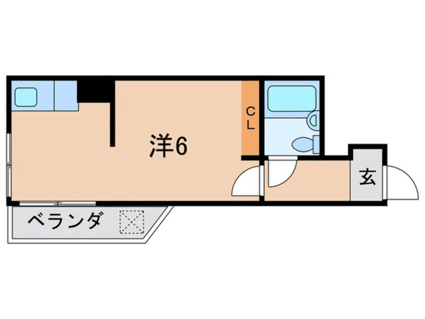 間取図 サンハイツ六甲（303）