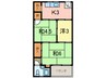 グランディア東神戸 3Kの間取り