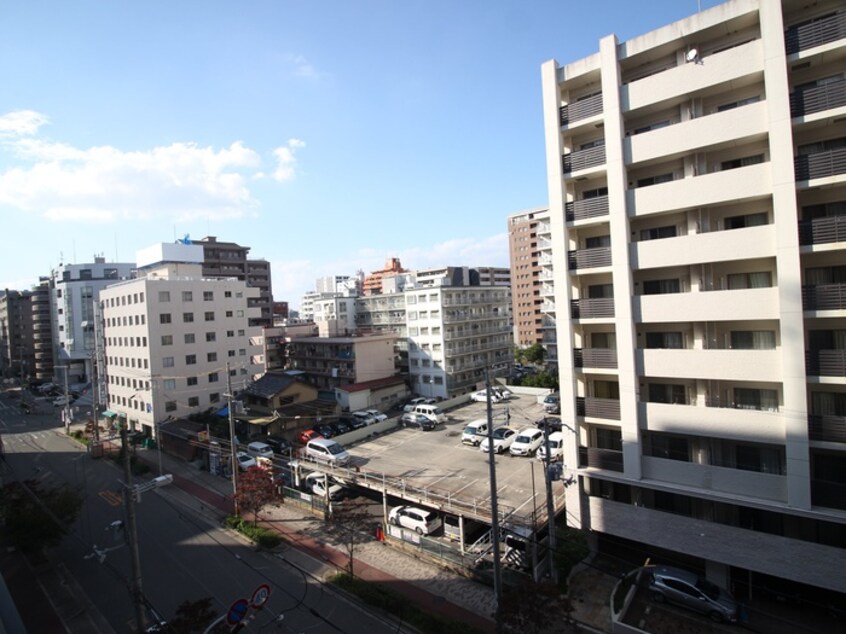 室内からの展望 ア－デン新大阪
