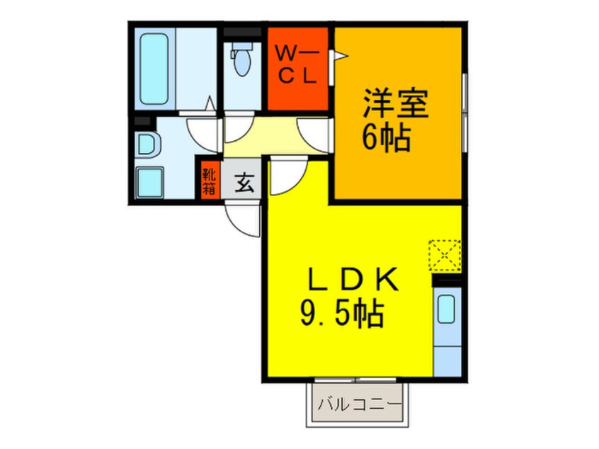 間取図 グランディ－ル