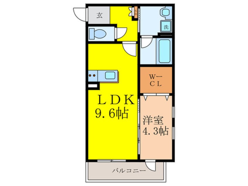 間取図 エルパシオン吹田泉町