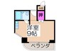 メゾン住吉弐番館 1Rの間取り