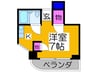 メゾン住吉弐番館 1Rの間取り