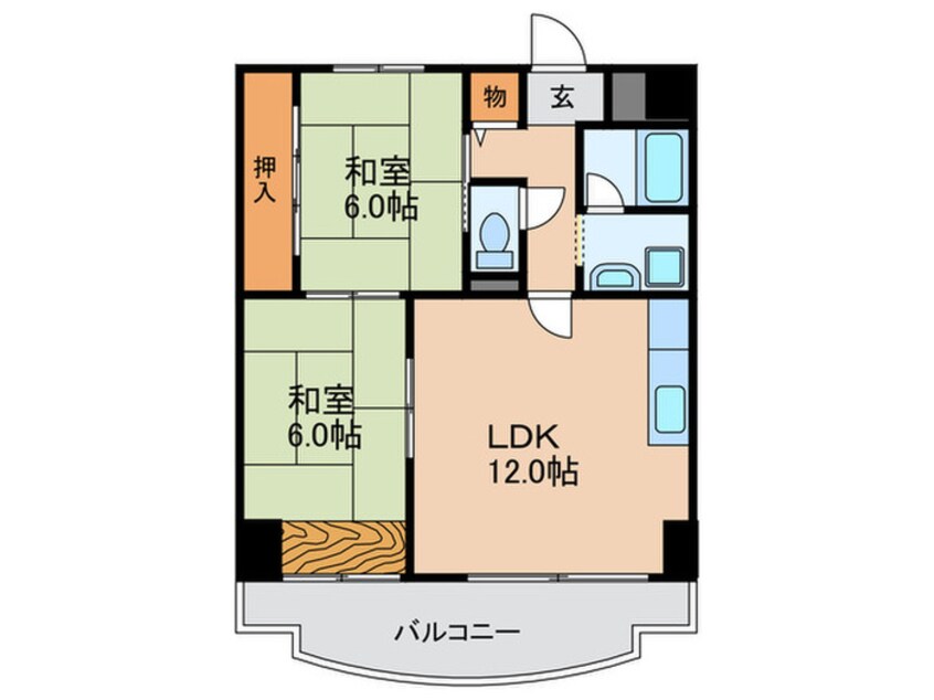 間取図 ヴィルヌーブソシア