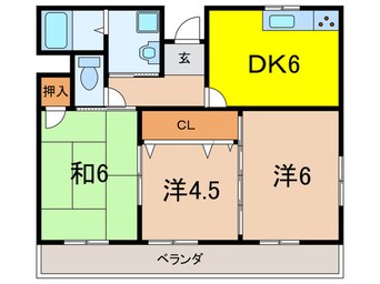 間取図 ノ・レーヴ宝塚