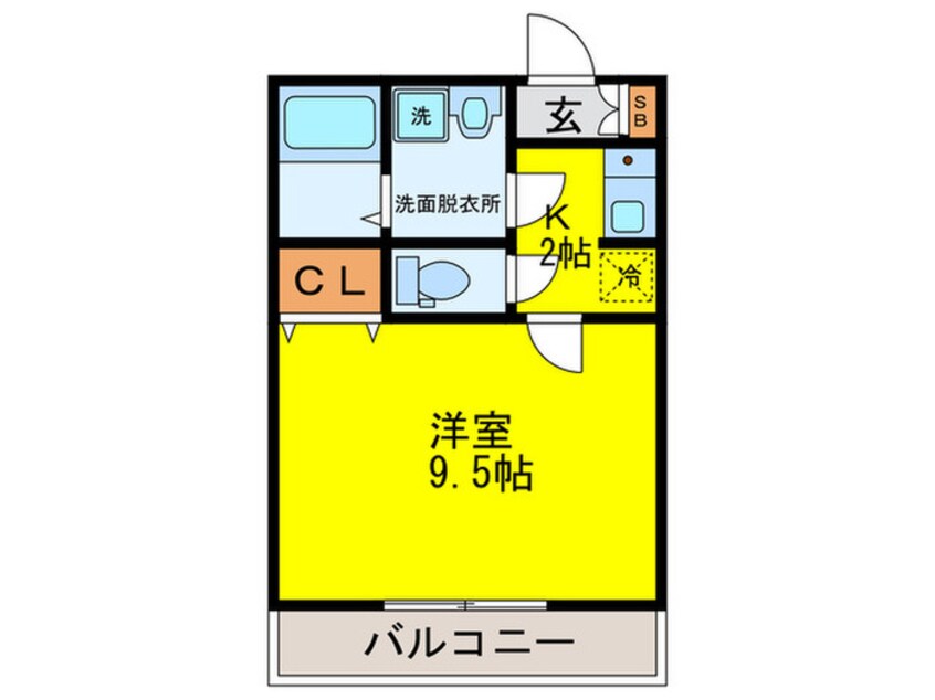 間取図 クレスト鷹合