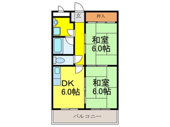 間取図 ﾄﾞﾑｰﾙ三国