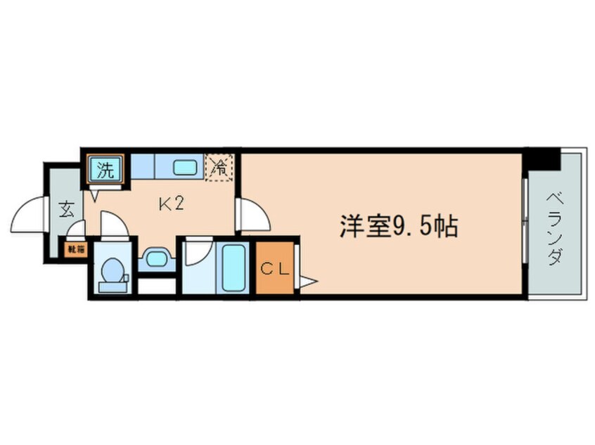 間取図 メゾンクレ－ルⅢ