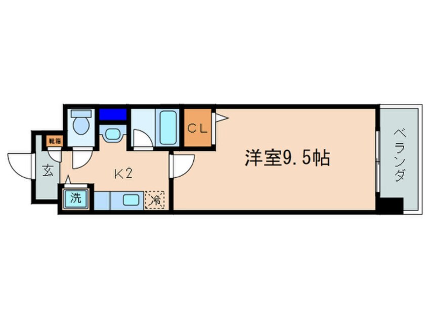 間取図 メゾンクレ－ルⅢ