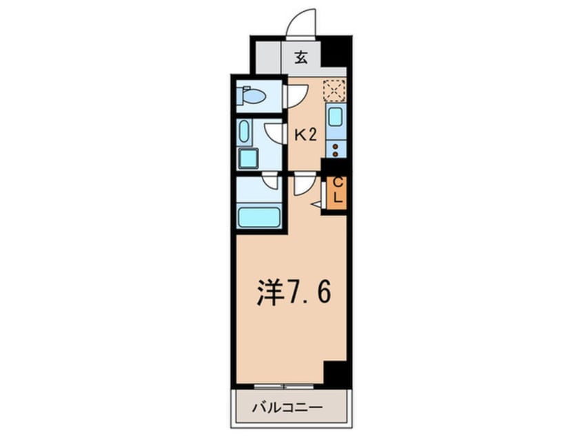 間取図 Ｆｌａｒｅ　Ｃｏｕｒｔ甲南