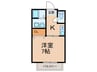 ＡＤＥＡＭ須磨浦 1Kの間取り