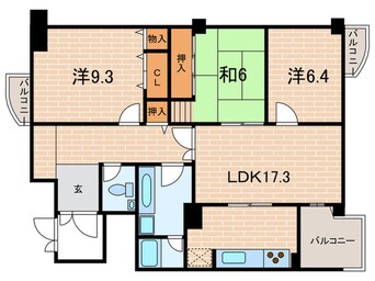 間取図 白鷹松下マンション