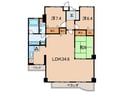 白鷹松下マンションの間取図