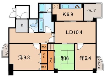 間取図 白鷹松下マンション