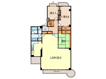 間取図 白鷹松下マンション
