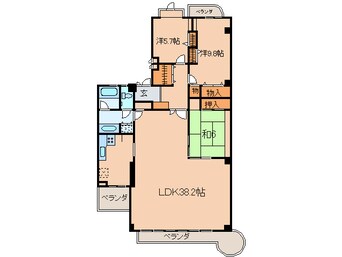 間取図 白鷹松下マンション