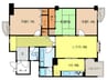 白鷹松下マンション 3LDKの間取り