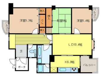 間取図 白鷹松下マンション
