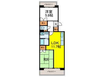 間取図 アルビス池田１０１号棟