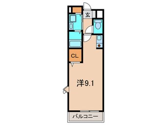 間取図 ウエストリバ－北伊丹