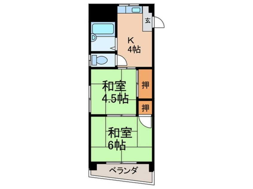 間取図 ストークインラピタ