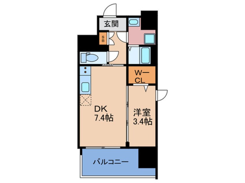 間取図 コンフォリア新梅田