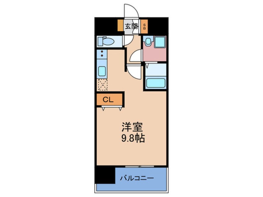 間取図 コンフォリア新梅田