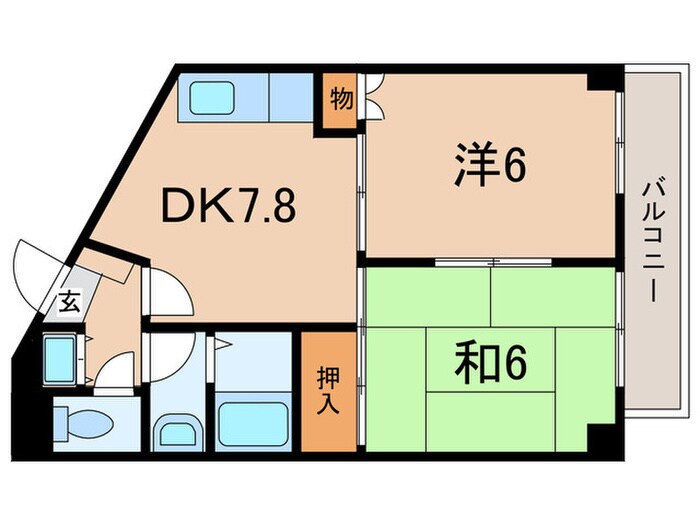 間取り図 武庫之荘北アイビ－コ－ト