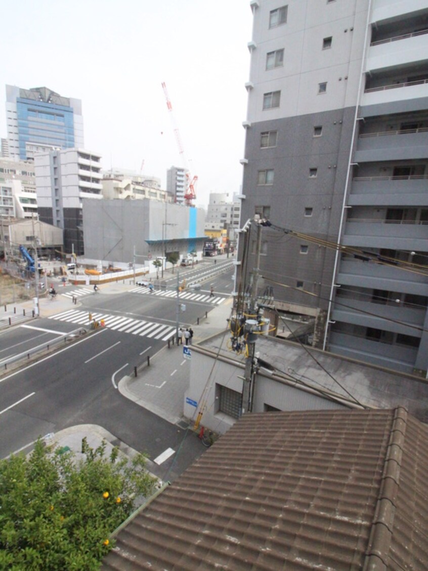 室内からの展望 ｻﾝﾌﾟﾗｻﾞ海老江