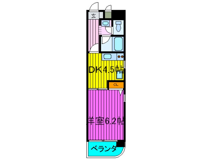 間取図 シャルマンハイム大淀