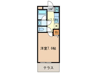 間取図 Ｋ　セゾン春木