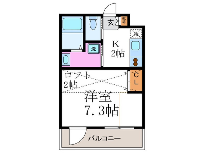 間取図 グリ－ンヒル冷泉通