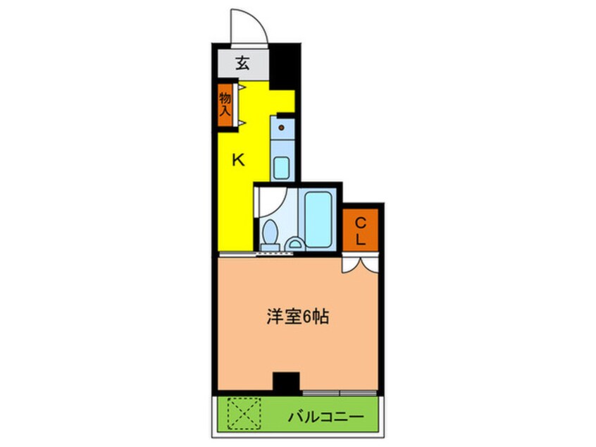 間取図 ドミトリー月見山