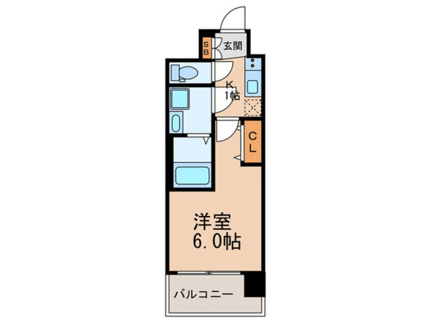 間取図 レオンコンフォート梅田北