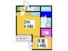 oeillet 1DKの間取り