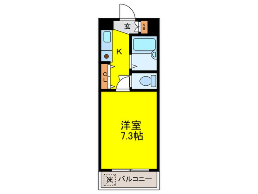 間取図 リバ－パ－ク中野