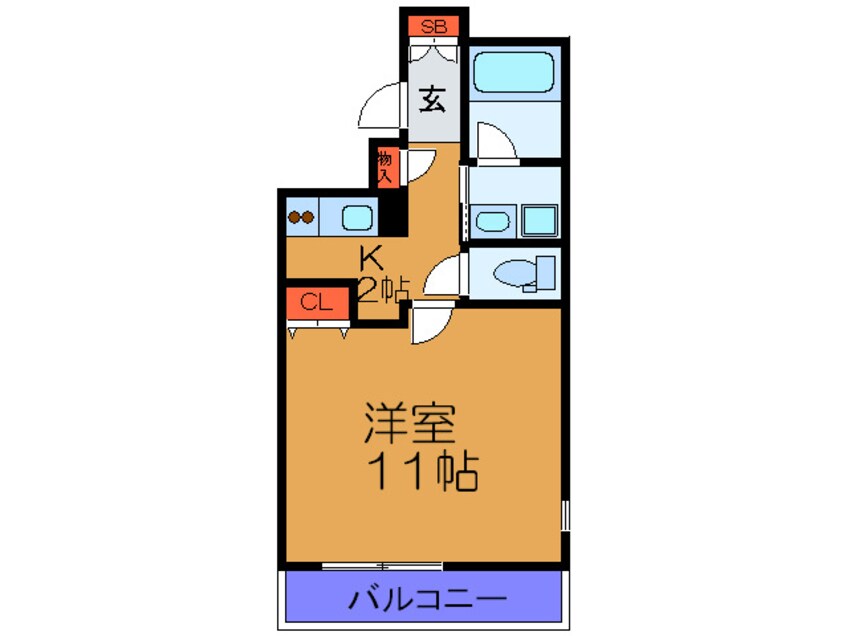 間取図 デルタＮＯＤＡ